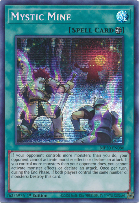 Mystic Mine [MP20-EN080] Prismatic Secret Rare | The CG Realm