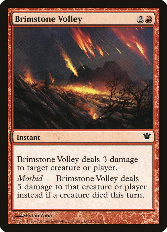 Brimstone Volley [Innistrad] | The CG Realm