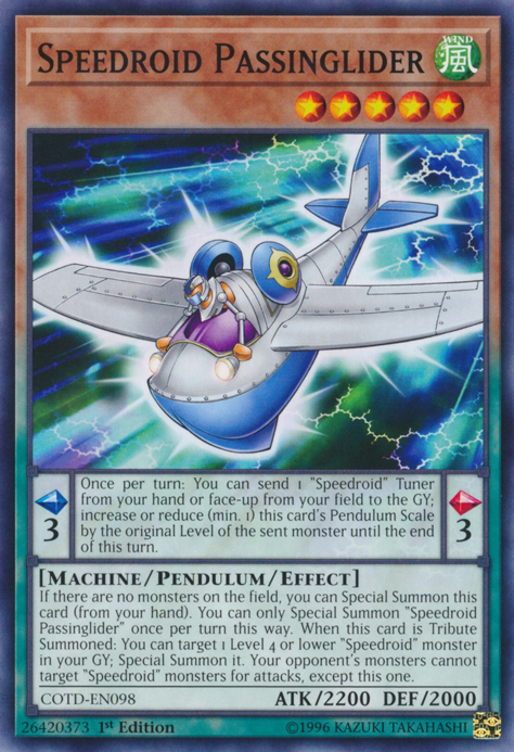 Speedroid Passinglider [COTD-EN098] Common | The CG Realm