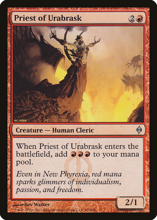Priest of Urabrask [New Phyrexia] | The CG Realm