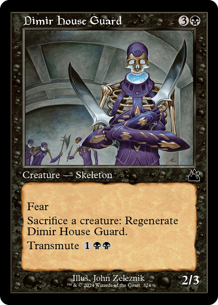 Dimir House Guard (Retro Frame) [Ravnica Remastered] | The CG Realm