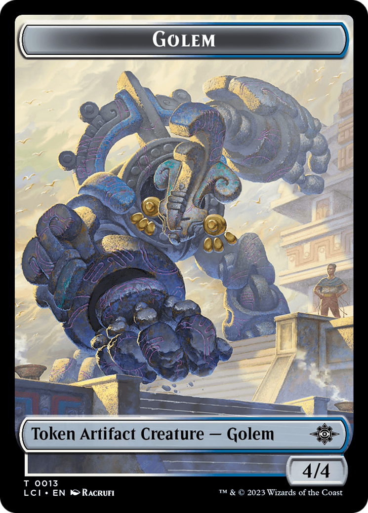 Golem Token [The Lost Caverns of Ixalan Tokens] | The CG Realm