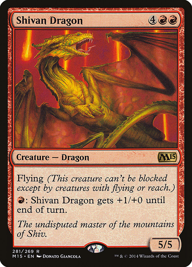 Shivan Dragon [Magic 2015] | The CG Realm