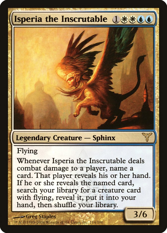 Isperia the Inscrutable [Dissension] | The CG Realm