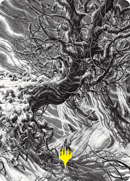 Forest Art Card (Gold-Stamped Signature) [Innistrad: Crimson Vow Art Series] | The CG Realm