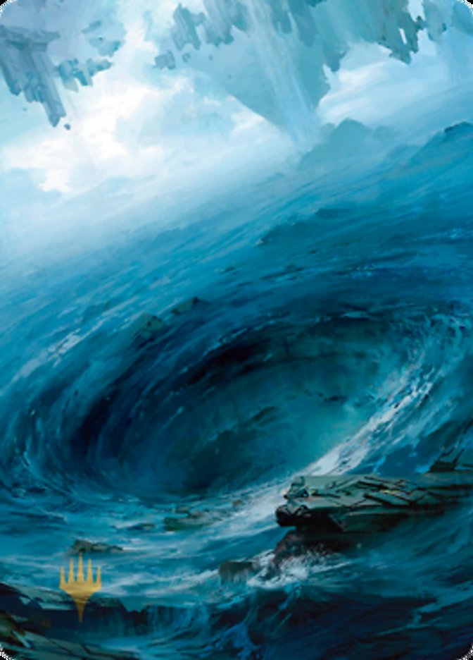 Island 3 Art Card (Gold-Stamped Signature) [Zendikar Rising Art Series] | The CG Realm