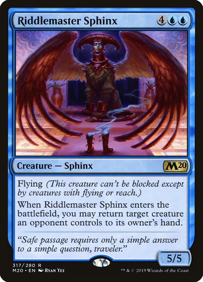 Riddlemaster Sphinx [Core Set 2020] | The CG Realm