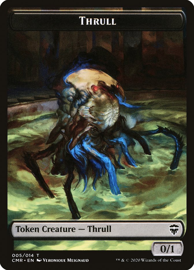 Golem // Thrull Double-Sided Token [Commander Legends Tokens] | The CG Realm