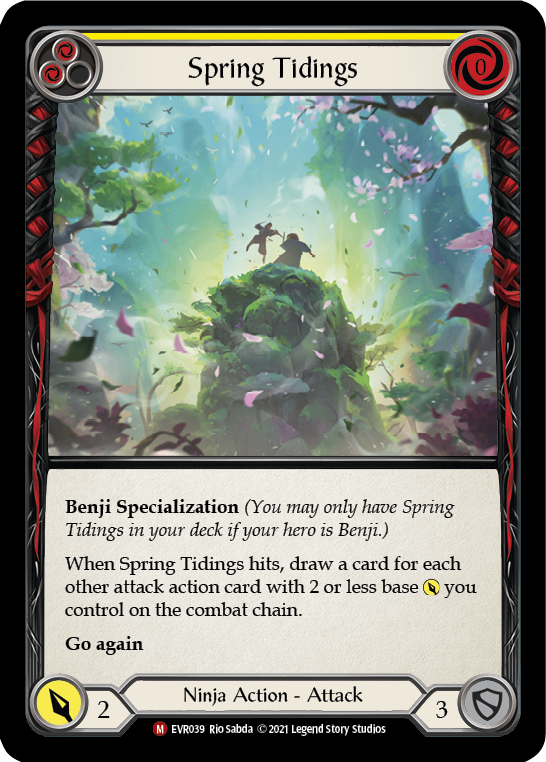 Spring Tidings [EVR039] (Everfest)  1st Edition Rainbow Foil | The CG Realm