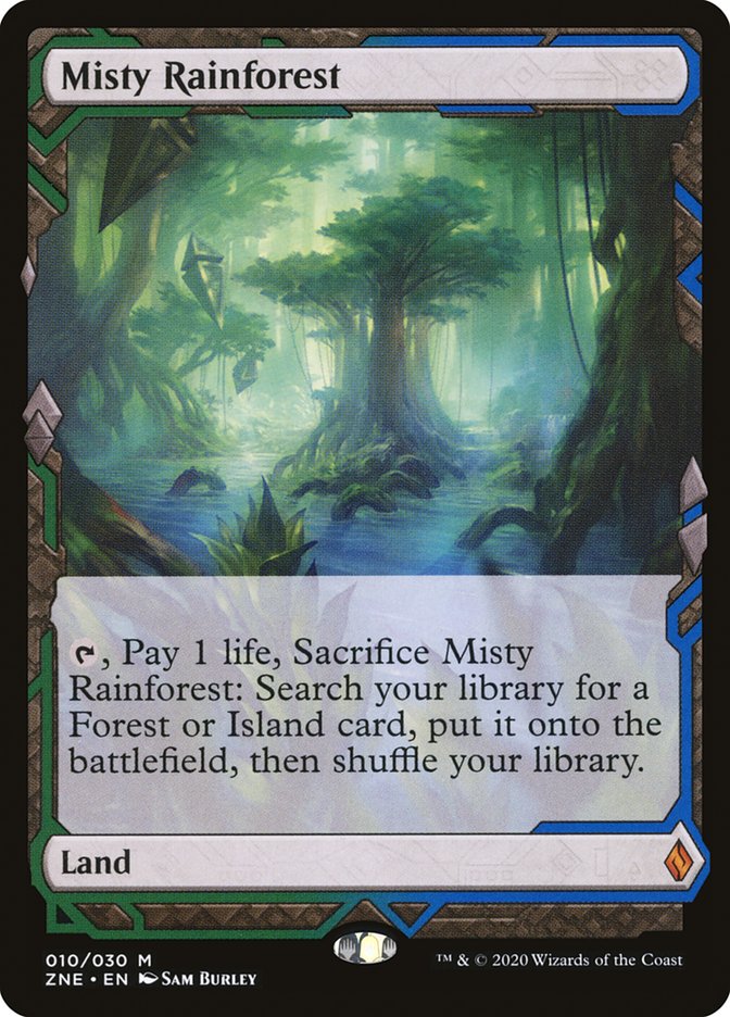 Misty Rainforest (Expeditions) [Zendikar Rising Expeditions] | The CG Realm