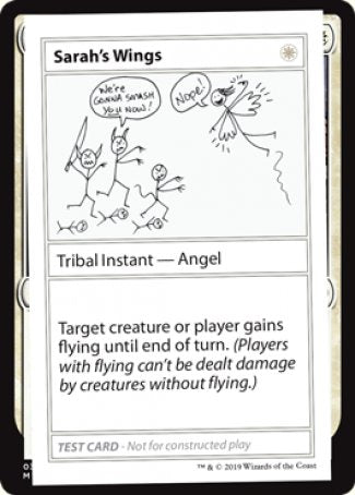 Sarah's Wings (2021 Edition) [Mystery Booster Playtest Cards] | The CG Realm