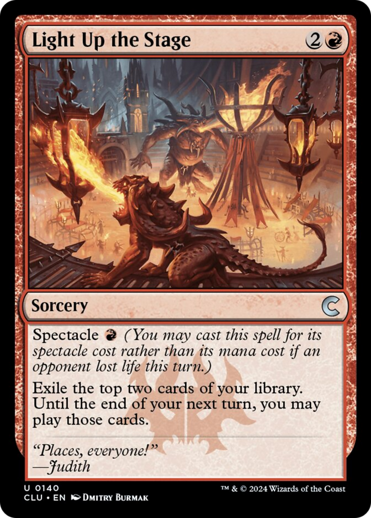 Light Up the Stage [Ravnica: Clue Edition] | The CG Realm