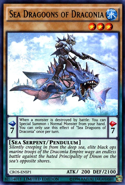 Sea Dragoons of Draconia (CROS-ENSP1) [CROS-ENSP1] Ultra Rare | The CG Realm