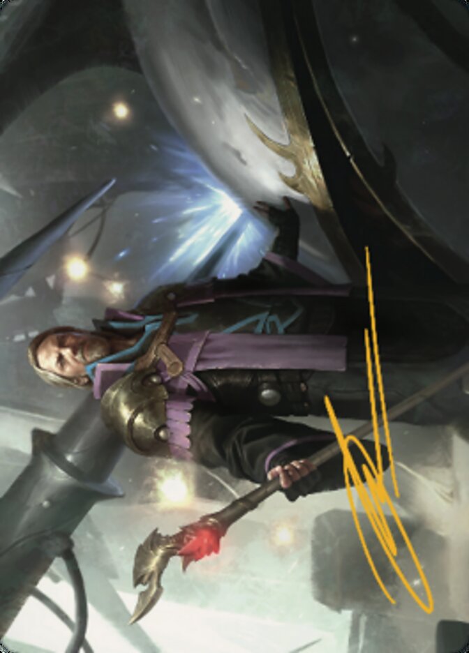 Urza, Prince of Kroog Art Card (Gold-Stamped Signature) [The Brothers' War Art Series] | The CG Realm