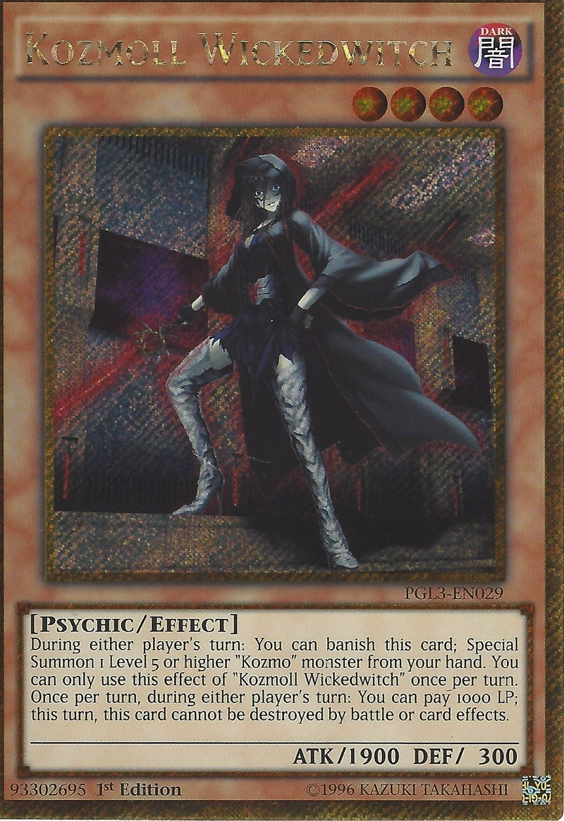 Kozmoll Wickedwitch [PGL3-EN029] Gold Secret Rare | The CG Realm