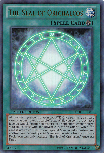 The Seal of Orichalcos [LC03-EN001] Ultra Rare | The CG Realm