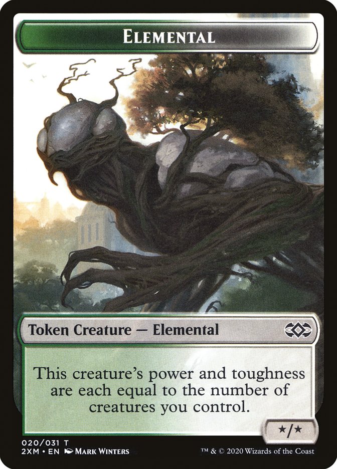 Elemental Token [Double Masters Tokens] | The CG Realm