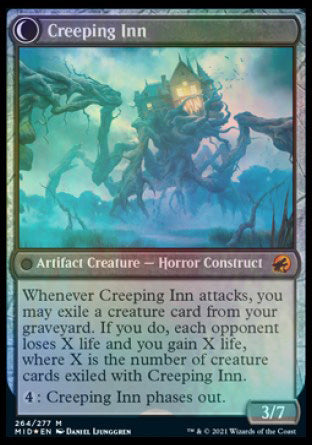 Hostile Hostel (PRE-264S) - Innistrad: Midnight Hunt Promos: (Double Faced Transform) Foil