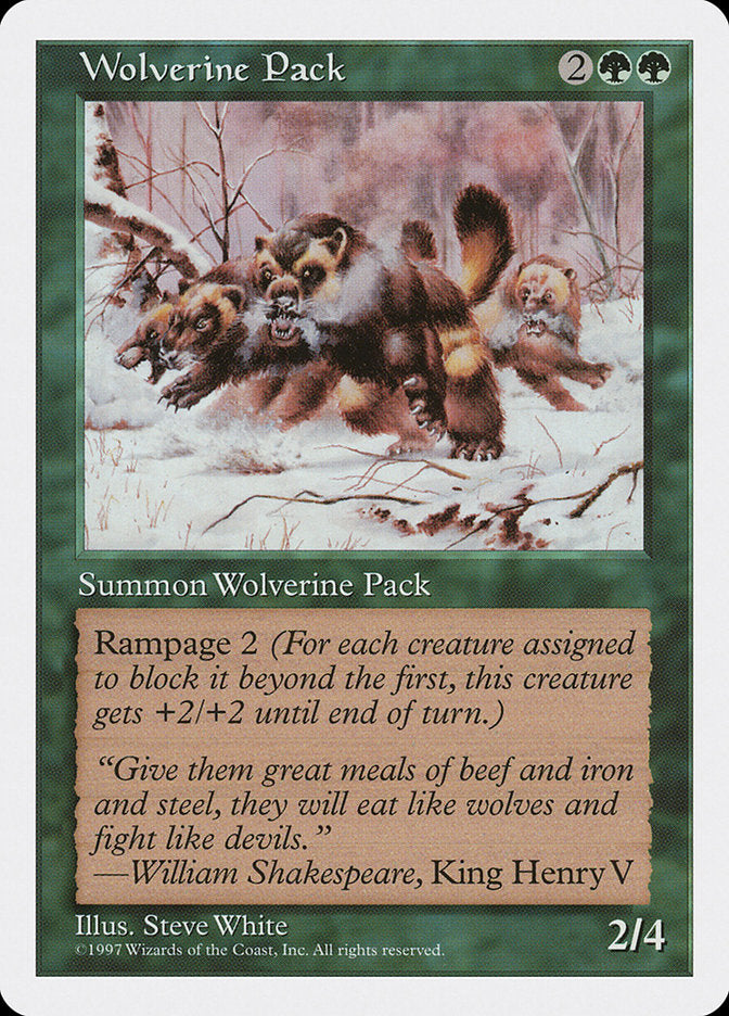Wolverine Pack [Fifth Edition] | The CG Realm