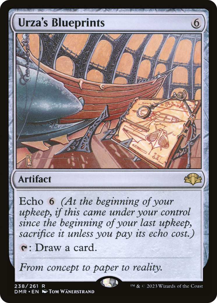 Urza's Blueprints [Dominaria Remastered] | The CG Realm