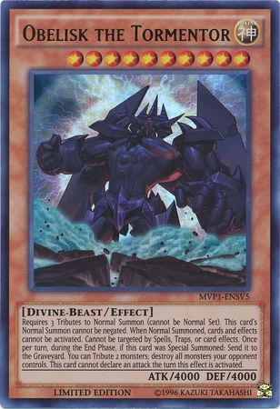 Obelisk the Tormentor [MVP1-ENSV5] Ultra Rare | The CG Realm