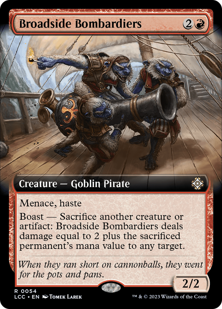 Broadside Bombardiers (Extended Art) [The Lost Caverns of Ixalan Commander] | The CG Realm