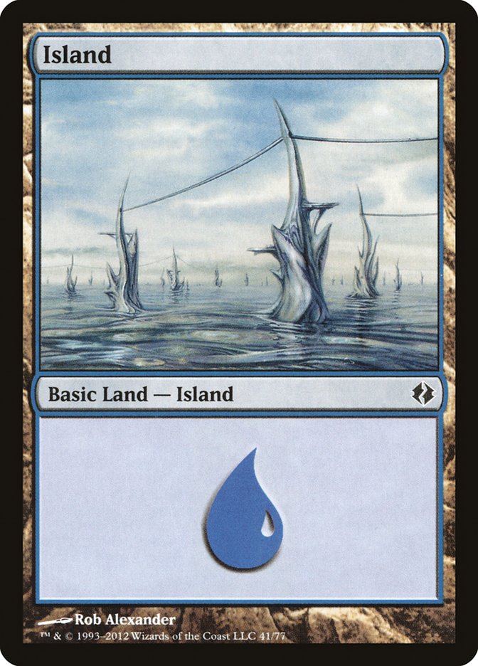 Island (41) [Duel Decks: Venser vs. Koth] | The CG Realm