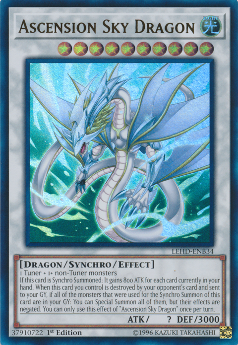 Ascension Sky Dragon [LEHD-ENB34] Ultra Rare | The CG Realm
