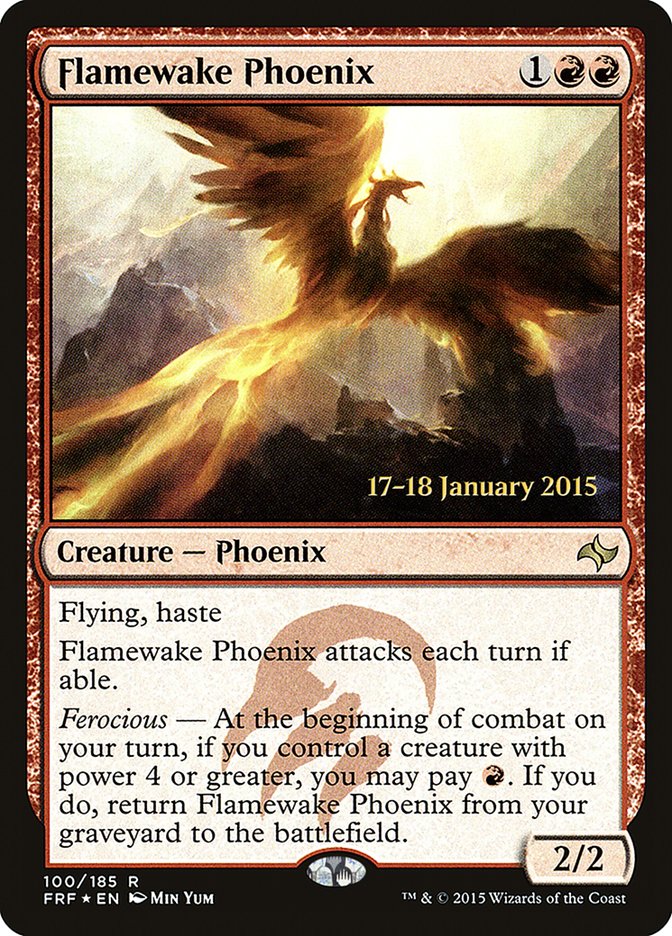 Flamewake Phoenix [Fate Reforged Prerelease Promos] | The CG Realm