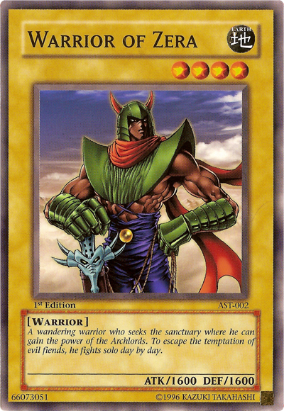 Warrior of Zera [AST-002] Common | The CG Realm