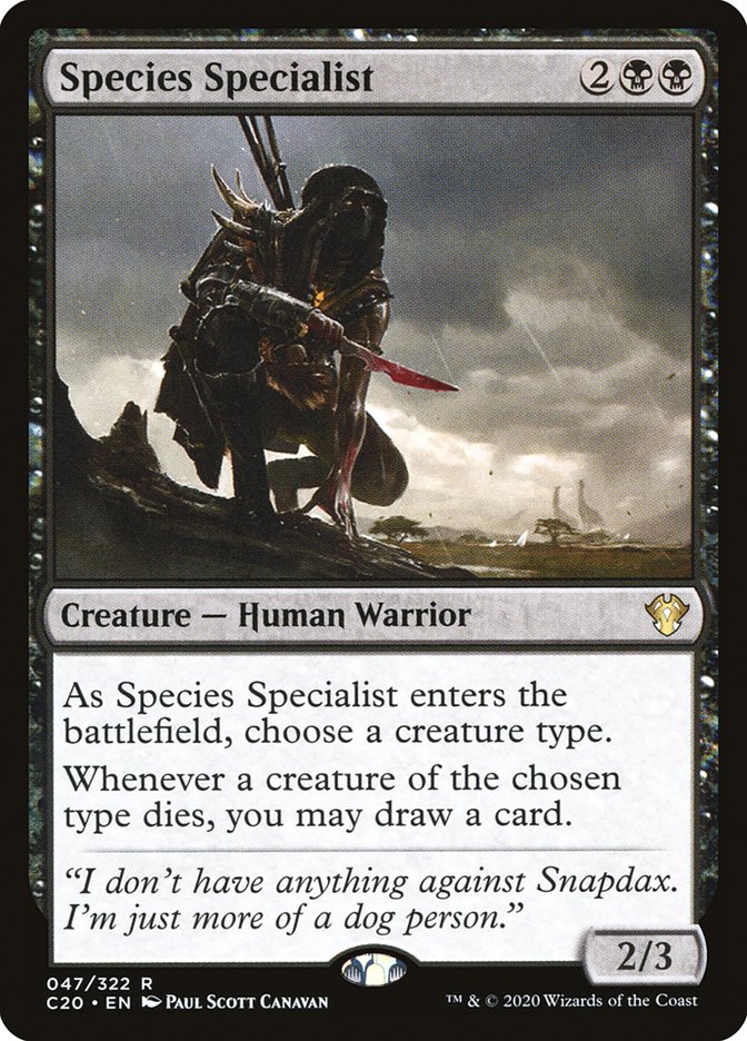 Species Specialist [Commander 2020] | The CG Realm