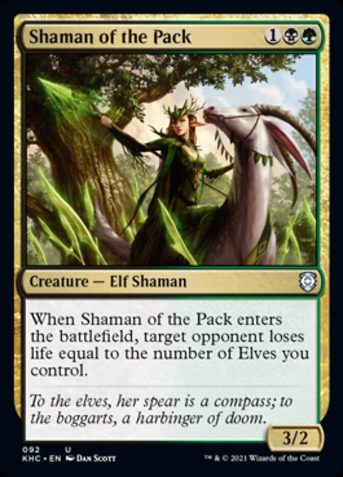 Shaman of the Pack [Kaldheim Commander] | The CG Realm