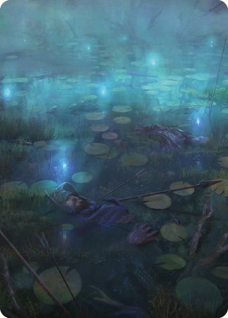 The Dead Marshes Art Card [The Lord of the Rings: Tales of Middle-earth Art Series] | The CG Realm