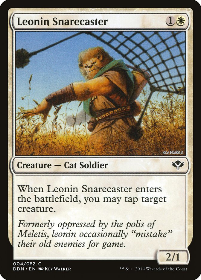 Leonin Snarecaster [Duel Decks: Speed vs. Cunning] | The CG Realm