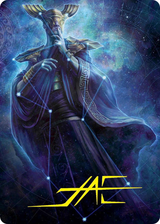 Atris, Oracle of Half-Truths Art Card (Gold-Stamped Signature) [March of the Machine Art Series] | The CG Realm