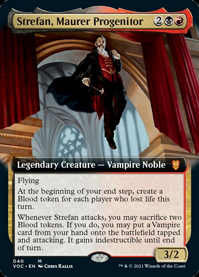 Strefan, Maurer Progenitor (Extended Art) [Innistrad: Crimson Vow Commander] | The CG Realm