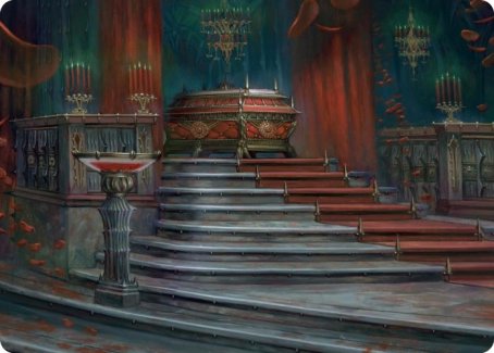 Edgar Markov's Coffin Art Card [Innistrad: Crimson Vow Art Series] | The CG Realm