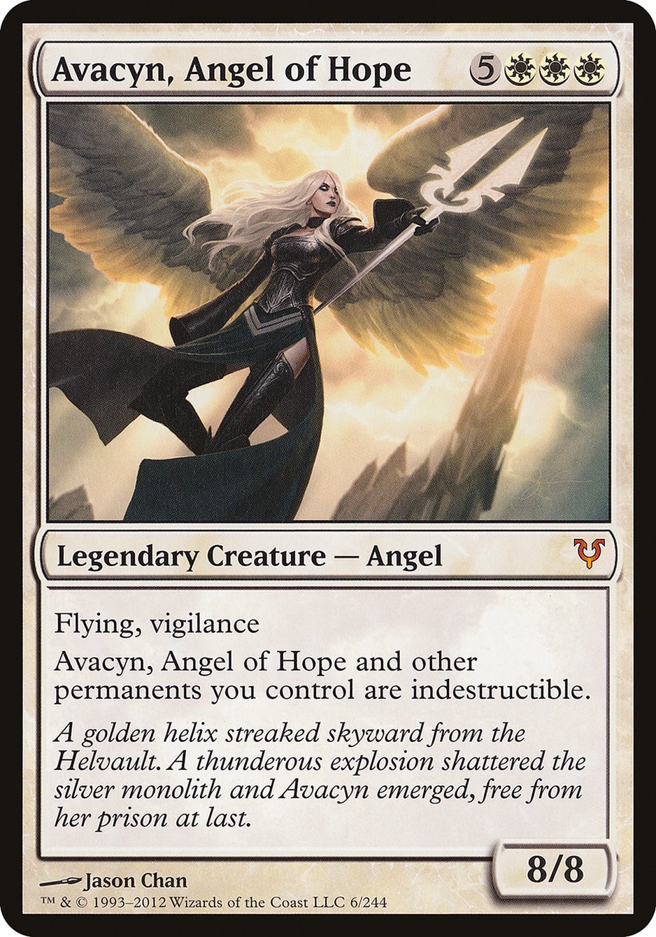 Avacyn, Angel of Hope (Oversized) [Open the Helvault] | The CG Realm