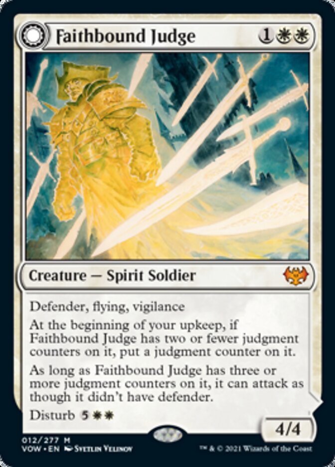 Faithbound Judge (VOW-012) - Innistrad: Crimson Vow: (Double Faced Transform)