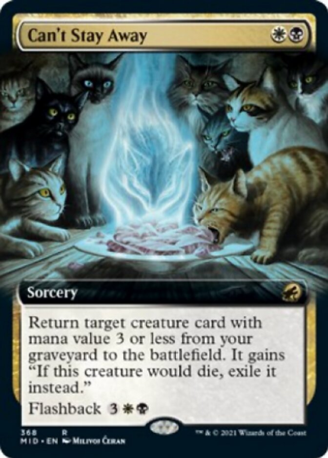 Can't Stay Away (Extended Art) [Innistrad: Midnight Hunt] | The CG Realm