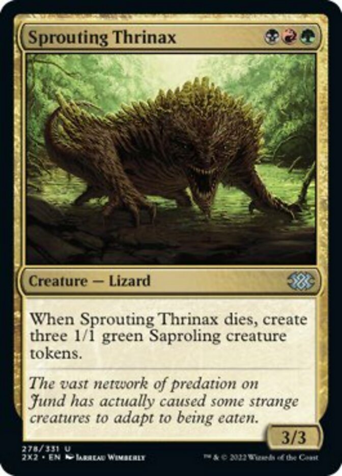 Sprouting Thrinax [Double Masters 2022] | The CG Realm