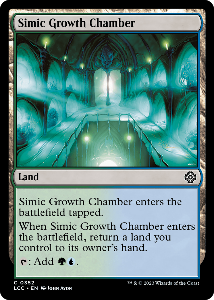 Simic Growth Chamber [The Lost Caverns of Ixalan Commander] | The CG Realm