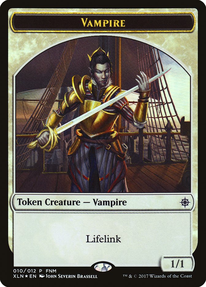 Vampire // Treasure (010) Token (FNM-010) - Friday Night Magic 2017 Foil