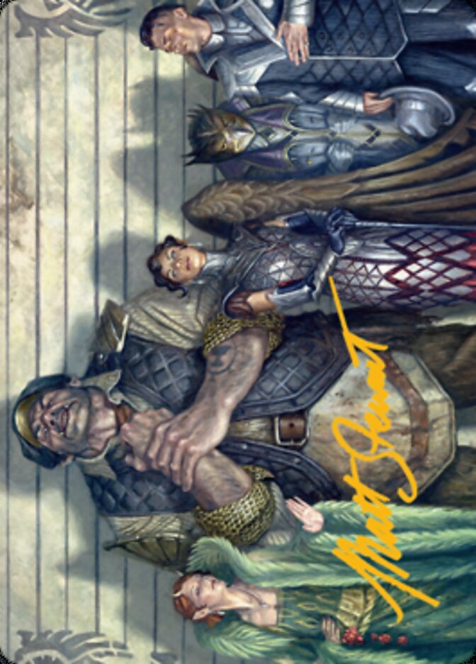 Rogues' Gallery Art Card (Gold-Stamped Signature) [Streets of New Capenna Art Series] | The CG Realm