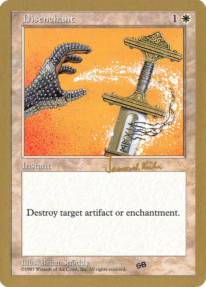 Disenchant (Janosch Kuhn) (SB) [World Championship Decks 1997] | The CG Realm