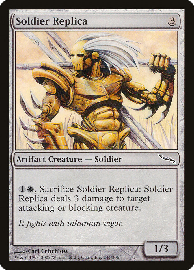 Soldier Replica [Mirrodin] | The CG Realm