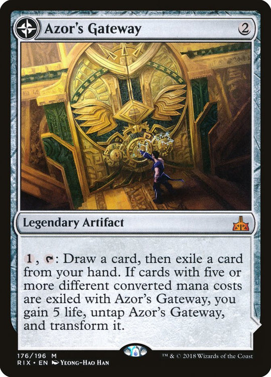Azor's Gateway (RIX-176) - Rivals of Ixalan: (compasslanddfc)