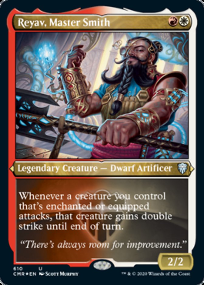 Reyav, Master Smith (Etched) [Commander Legends] | The CG Realm