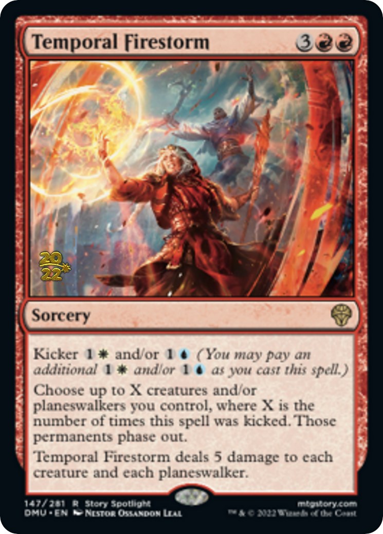 Temporal Firestorm [Dominaria United Prerelease Promos] | The CG Realm