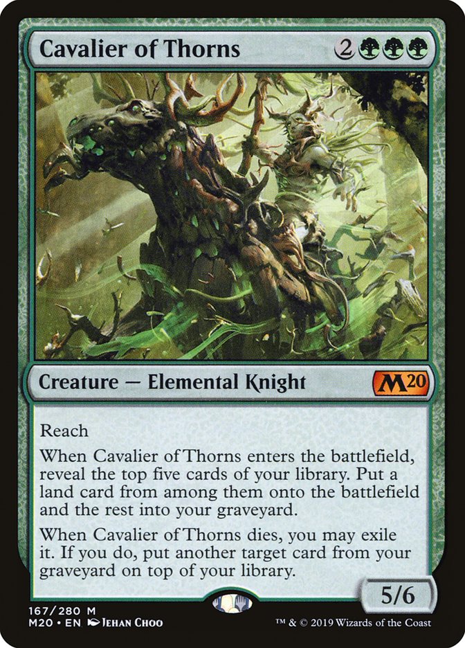 Cavalier of Thorns [Core Set 2020] | The CG Realm